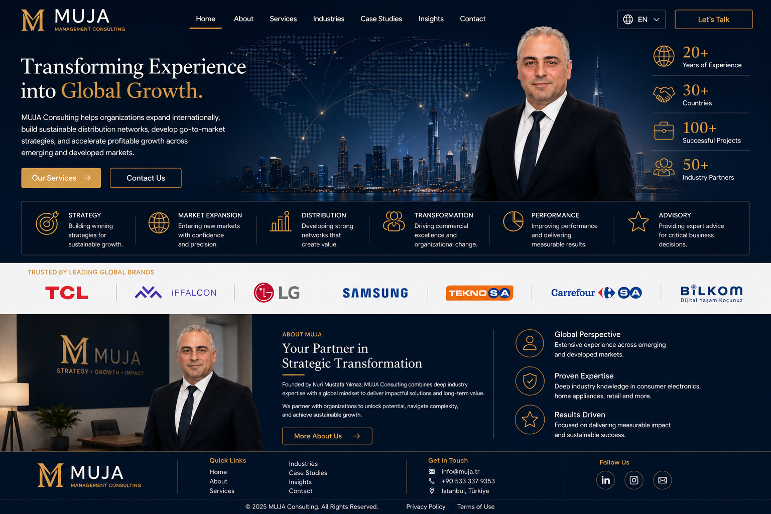 MUJA Homepage Preview